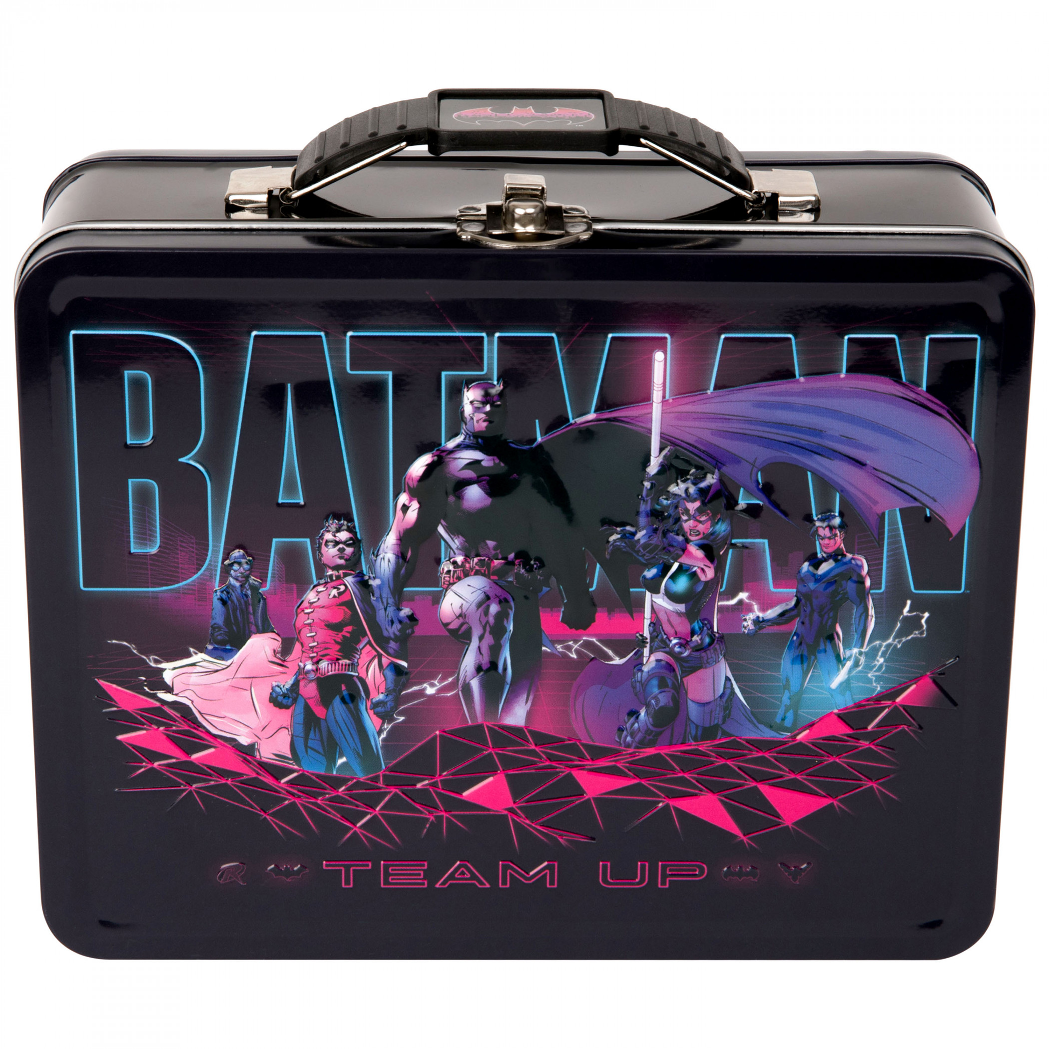Batman Neon Outrun Tin Lunchbox
